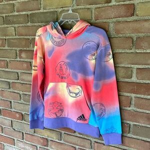 Adidas Smiley Hoodie Youth M (10-12) End Plastic Waste Sustainability Unisex